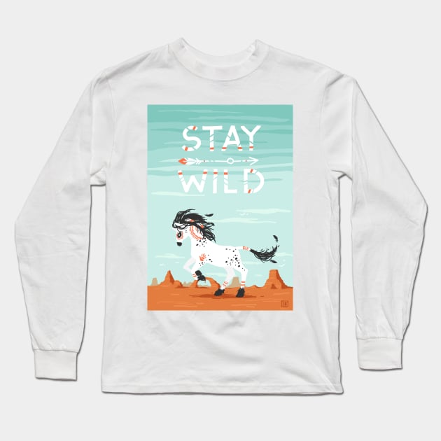 Stay Wild Long Sleeve T-Shirt by Freeminds